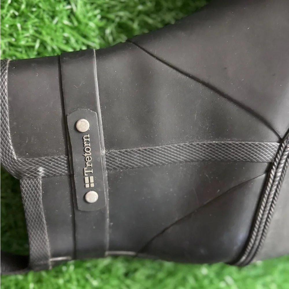 Tretorn Classic Black Ankle RainBoots‎ Size 38
